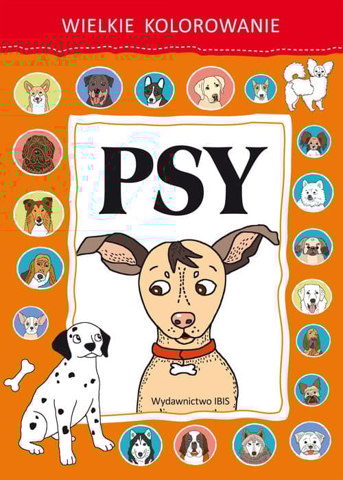 Wielkie kolorowanie Psy