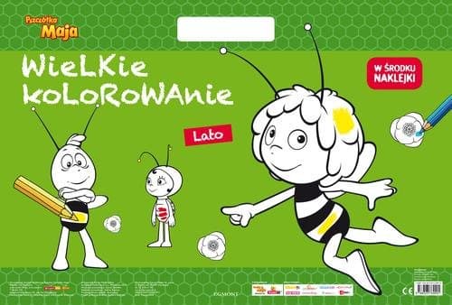 Wielkie kolorowanie Pszczółka Maja