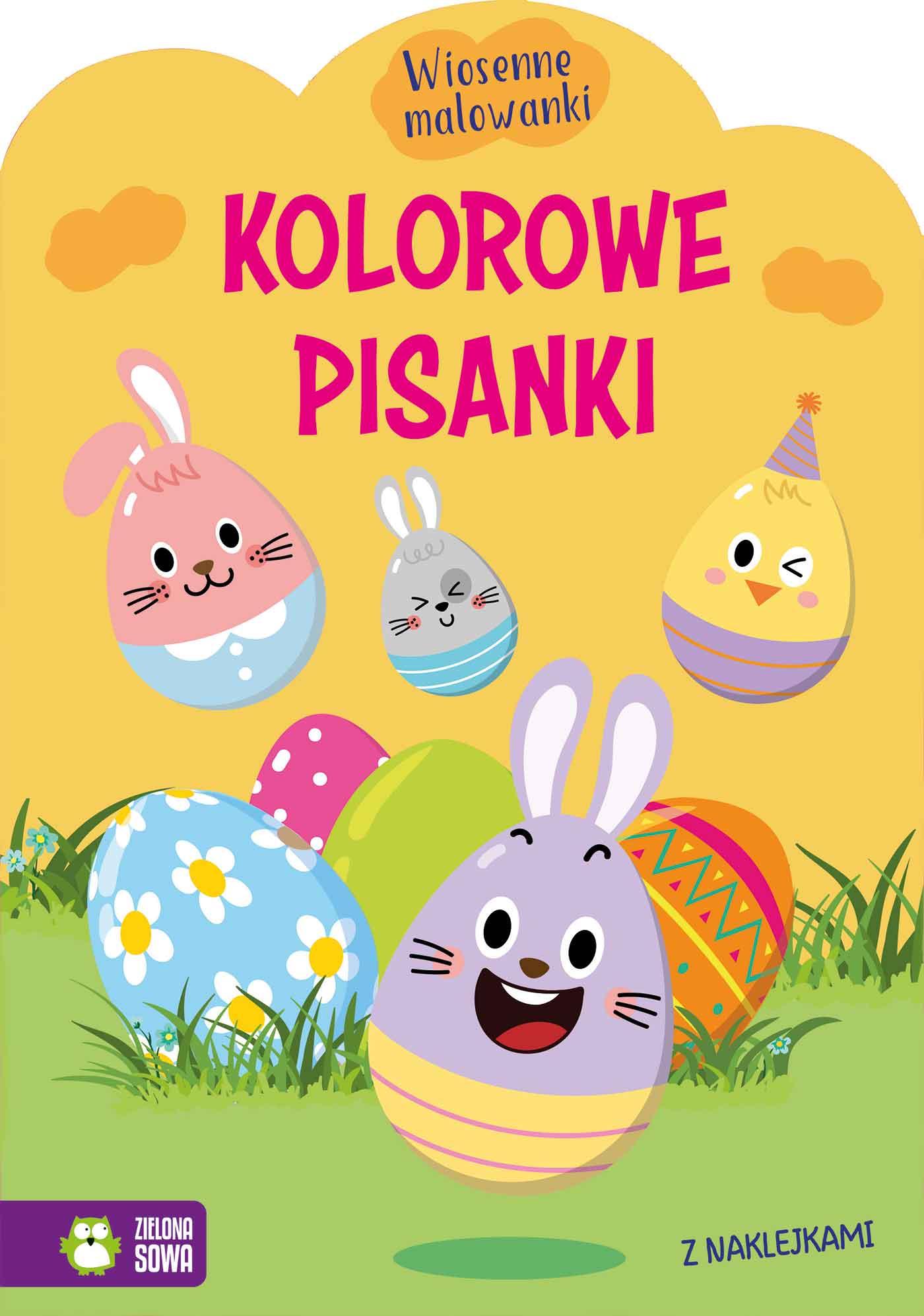 Wiosenne malowanki Kolorowe pisanki