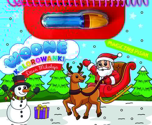 Wodne kolorowanki. Dzień Mikołaja