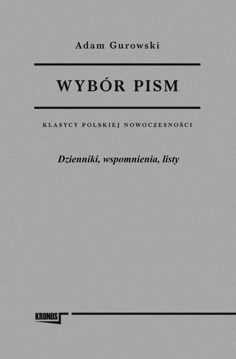 WYBÓR PISM Tom III Dzienniki, wspomnienia, listy