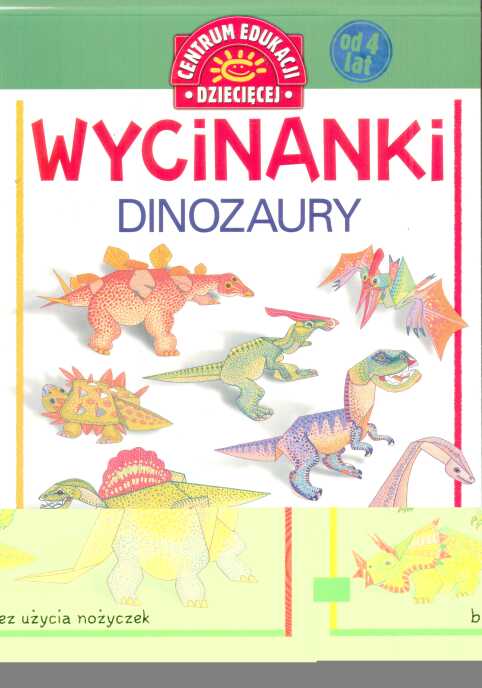 Wycinanki Dinozaury