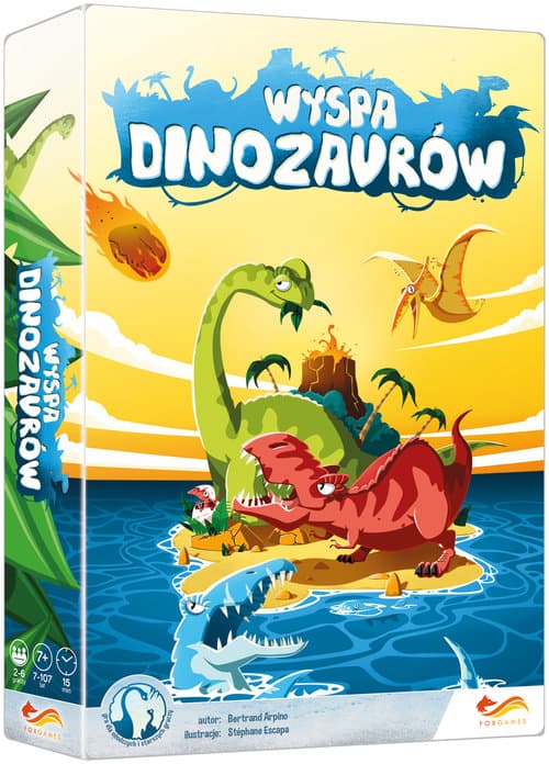 Wyspa dinozaurów Gra planszowa