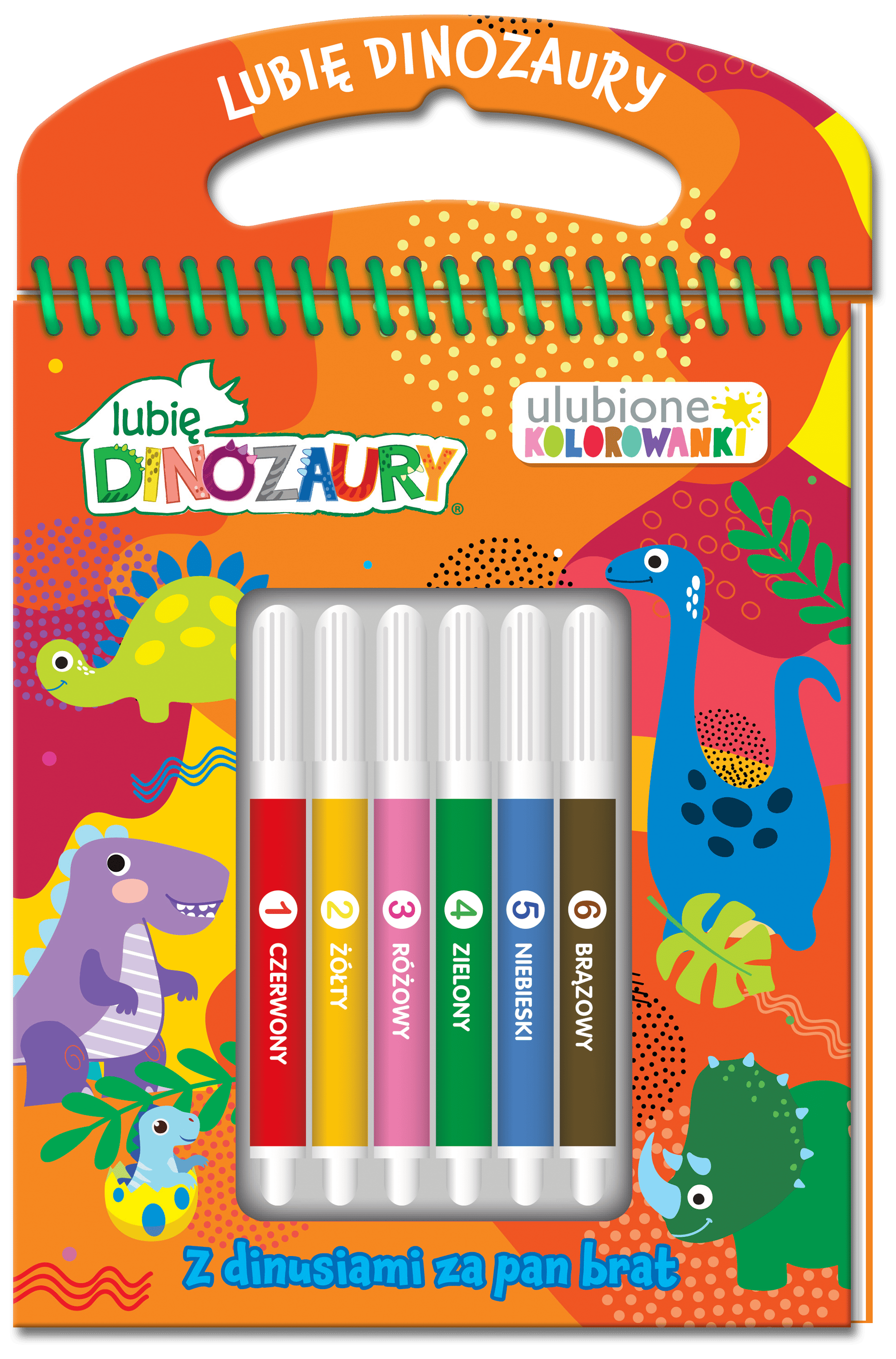 Z dinusiami za pan brat. Lubię Dinozaury. Ulubione kolorowanki