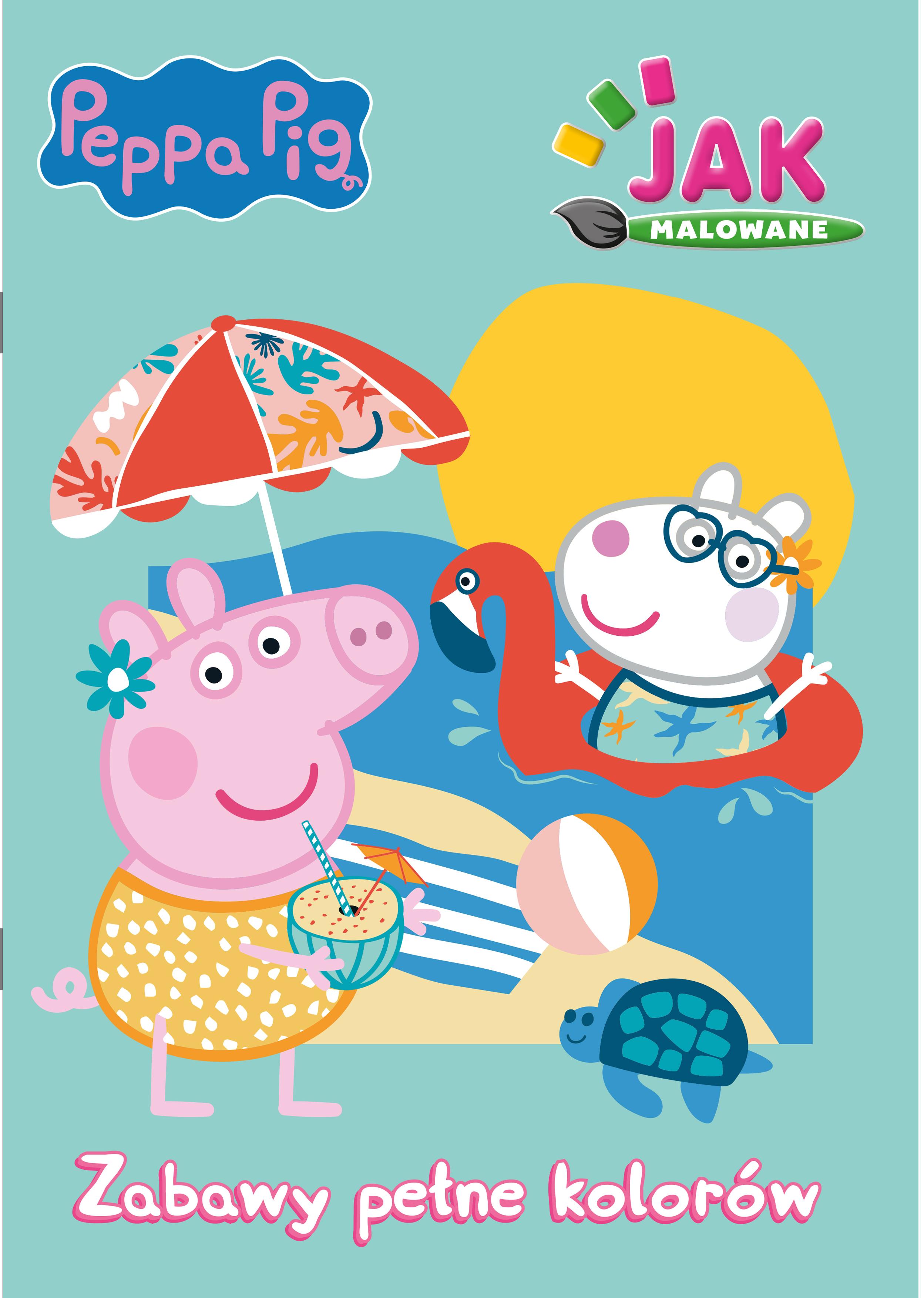 Zabawy pełne kolorów. Świnka Peppa. Jak malowane