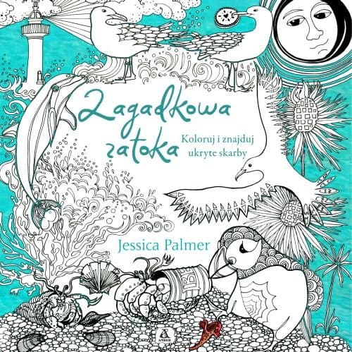 Zagadkowa zatoka Kolorowanka Koloruj i znajduj ukryte skarby