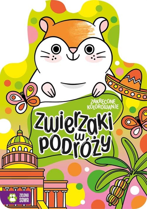 Zakręcone kolorowanie Zwierzaki w podróży
