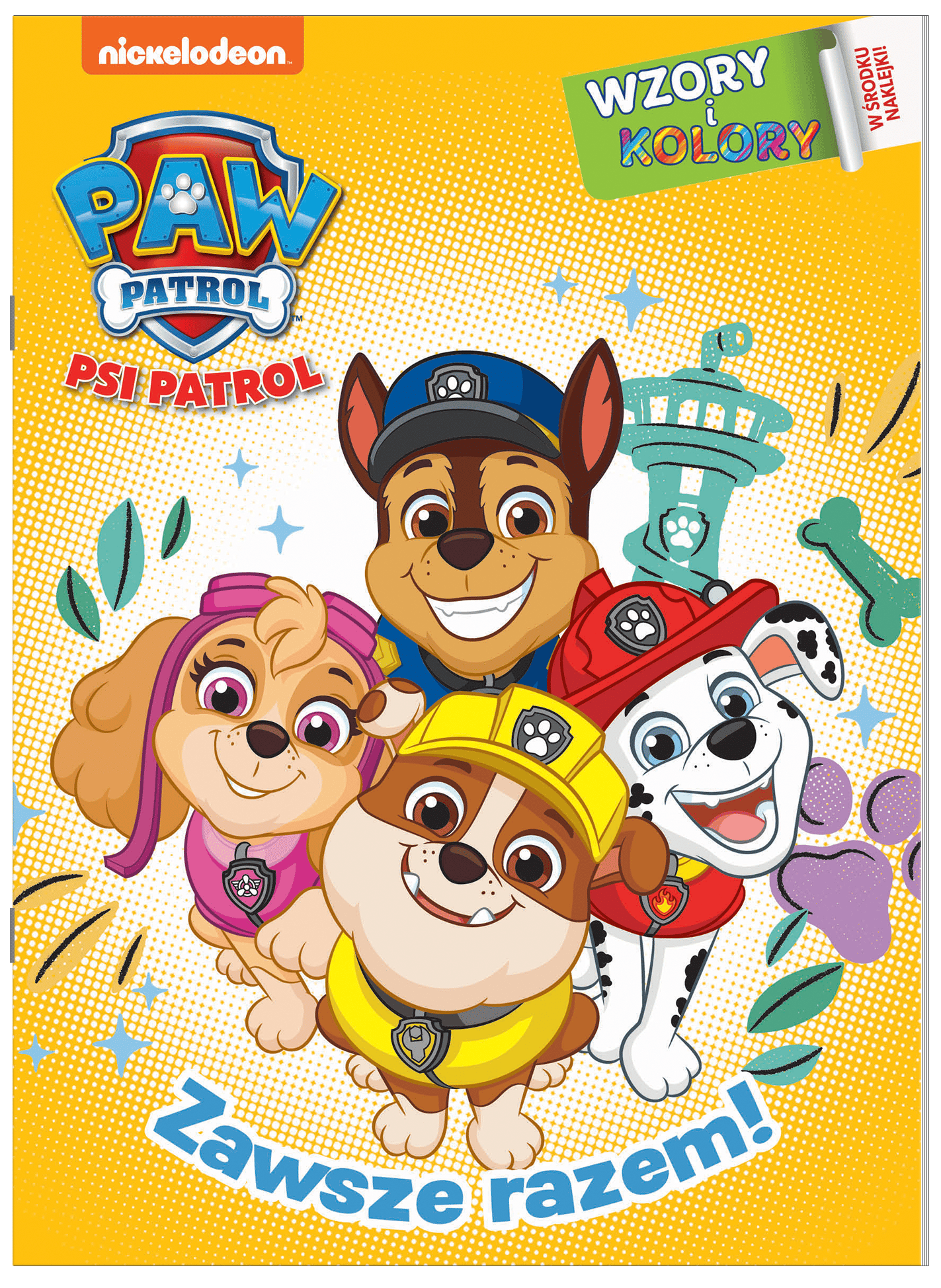 Zawsze razem! Psi Patrol. Wzory i Kolory