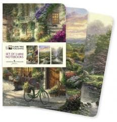 Zestaw 3 notatników MINI Thomas Kinkade