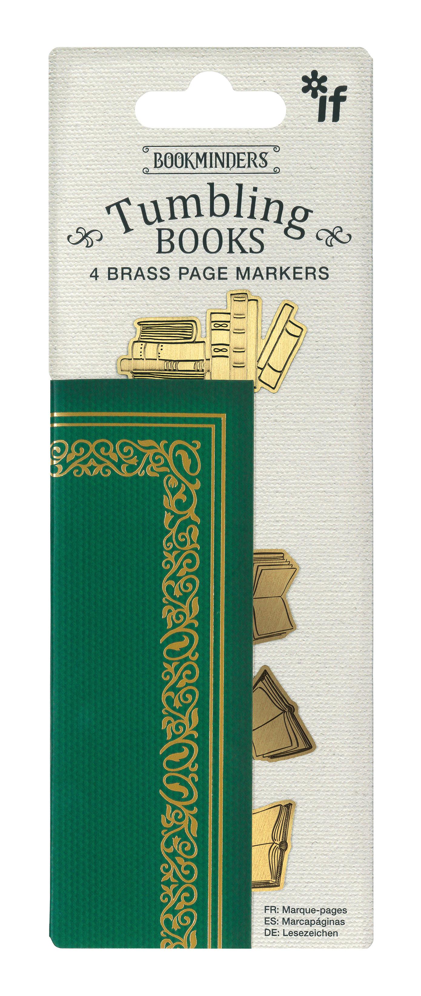 Zestaw 4 metalowych zakładek - Bookminders