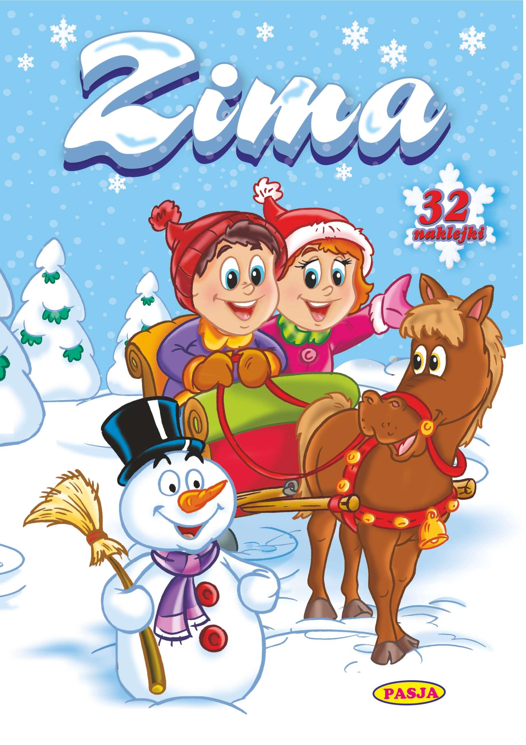 Zima. Kolorowanka