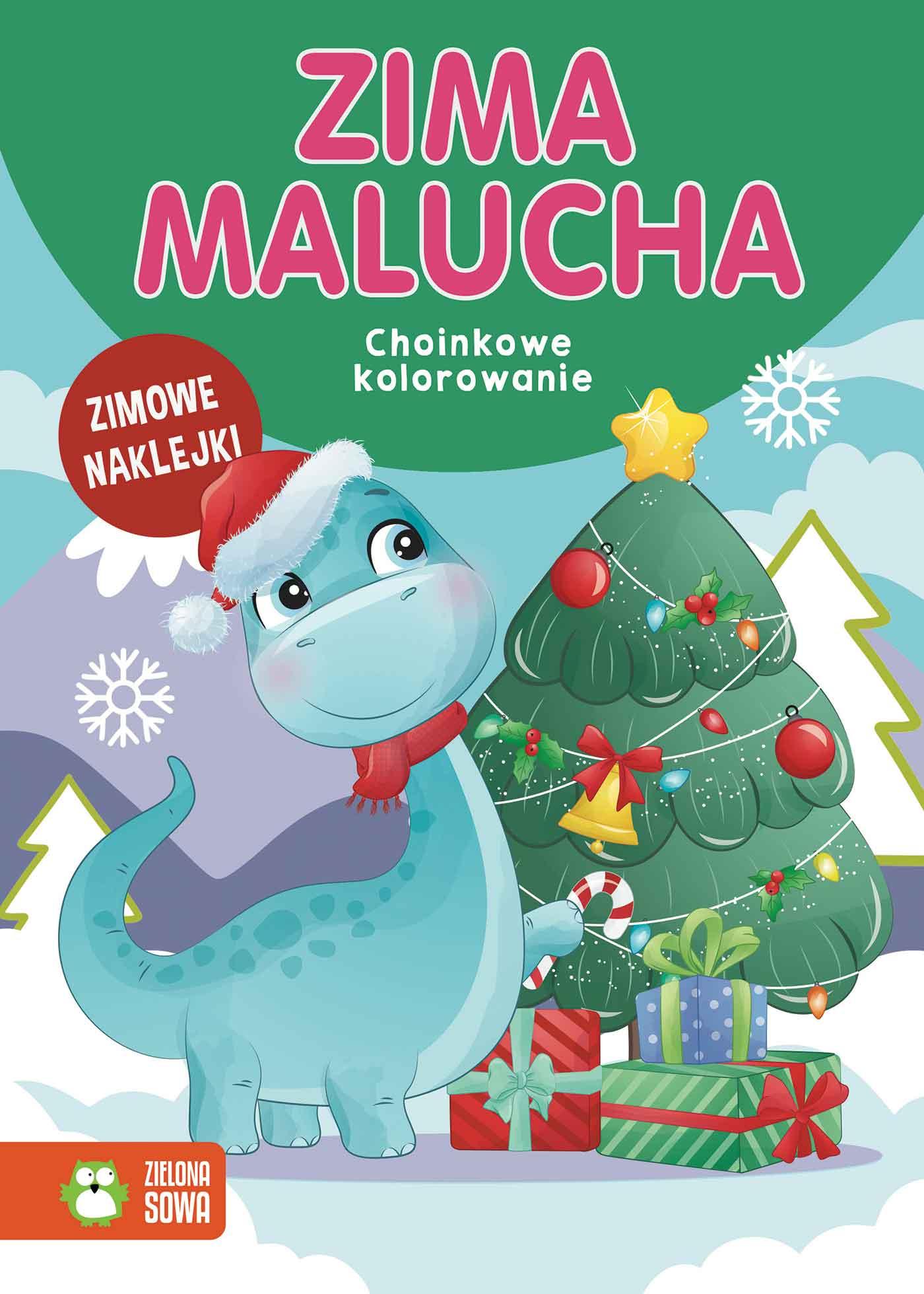 Zima malucha Choinkowe kolorowanie