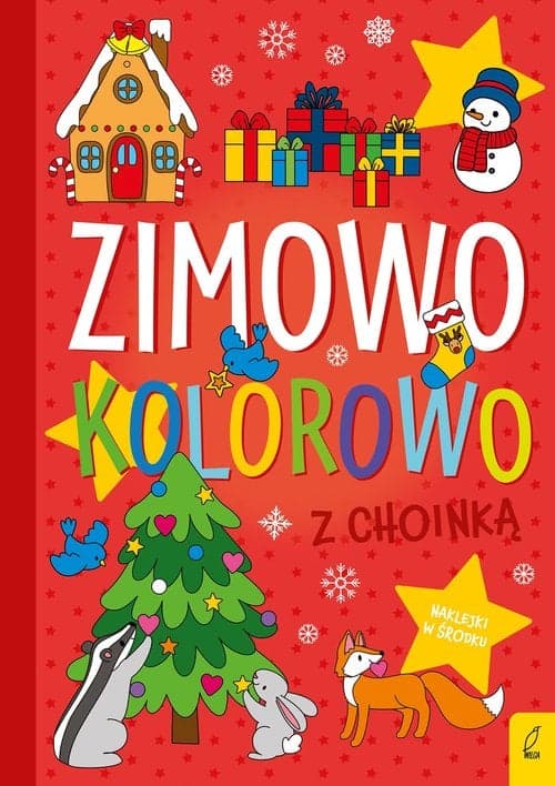 Zimowo kolorowo Z choinką