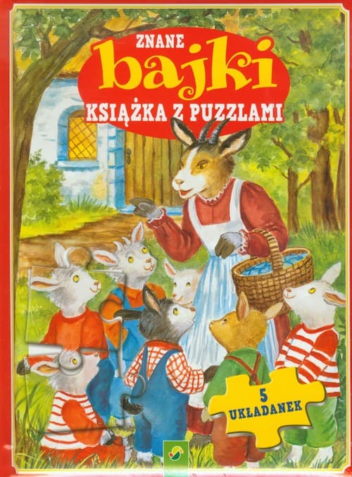 Znane bajki Książka z puzzlami
