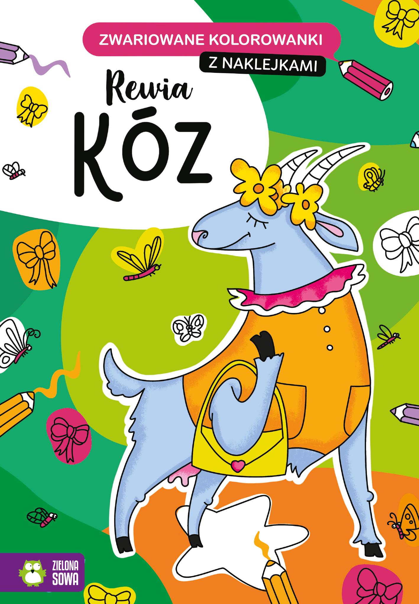 Zwariowane kolorowanki Rewia kóz