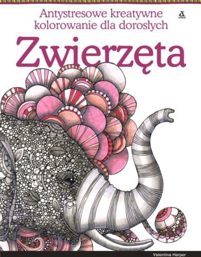 Zwierzęta Antystresowe kreatywne kolorowanie dla dorosłych