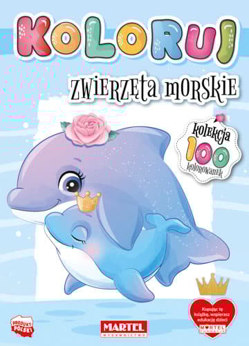 Zwierzęta morskie. Koloruj