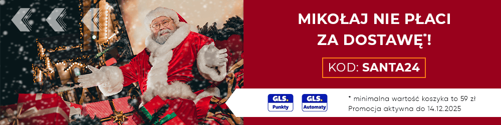 Z kodem SANTA24 darmowa dostawa do automatów i punktów GLS