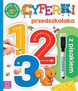 1, 2, 3. Cyferki przedszkolaka z pisakiem. Piszę, liczę i zmazuję - Agnieszka Bator