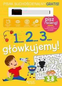 1...2...3...Główkujemy! Książka z pisakiem suchościeralnym