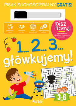 1...2...3...Główkujemy! Książka z pisakiem suchościeralnym - Oliwia Dulęba