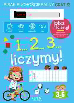 1...2...3... Liczymy! Książka z pisakiem suchościeralnym - Oliwia Dulęba
