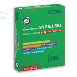 10 minut na angielski Pakiet 4 książek + 222 testy GRATIS PONS