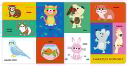 Galeria - zdjęcie nr. 2 - 100 pierwszych słów Zwierzęta duże i małe Książka sensoryczna