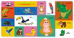 Galeria - zdjęcie nr. 3 - 100 pierwszych słów Zwierzęta duże i małe Książka sensoryczna