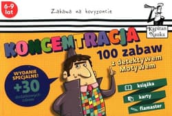 100 zabaw z detektywem Motywem Koncentracja - Agnieszka Biela, Zagrajek Joanna, Przedniczek Magdalena