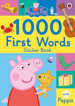 1000 First Words Sticker Book. Peppa Pig wer. angielska - Opracowanie Zbiorowe
