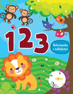 123. Kolorowanka z naklejkami - Praca zbiorowa