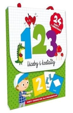 123 Liczby i kształty. Karty edu. dla najmłodszych - Praca zbiorowa