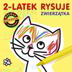 2-latek rysuje. Zwierzątka