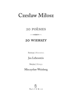 20 Poemes / 20 Wierszy - Czesław Miłosz