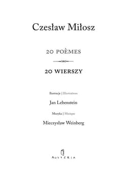 20 Poemes / 20 Wierszy - Czesław Miłosz