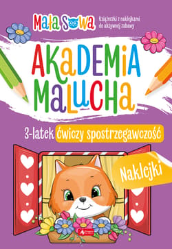 3 latek ćwiczy spostrzegawczość. Akademia malucha - Opracowanie Zbiorowe