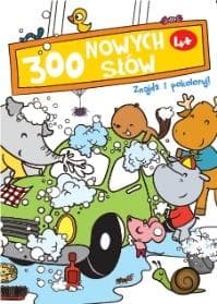 300 nowych słów Znajdź i pokoloruj 4+ biała