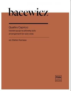 4 capricci per Viola Sola - Grażyna Bacewicz