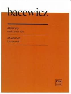 4 Kaprysy na skrzypce solo - Grażyna Bacewicz