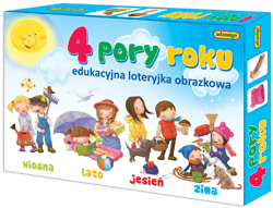 4 pory roku Edukacyjna loteryjka obrazkowa