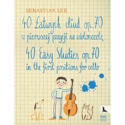 40 łatwych etiud op.70 na wiolonczelę - Sebastian Lee