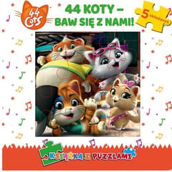 44 cats. Książka z puzzlami.
