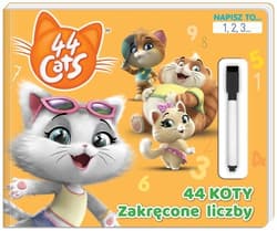 44 cats. Napisz to… 1,2,3... 44 koty Zakręcone liczby. - Opracowanie Zbiorowe