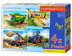 4x1 Puzzle 8-12-15-20 Agricultural Machines
