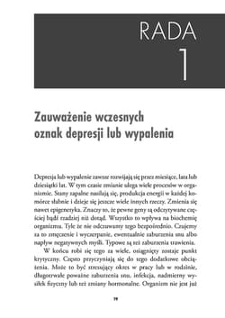 Galeria - zdjęcie nr. 3 - 88 sposobów na depresję i wypalenie. Jak rozpoznać przyczyny fizyczne, wzmocnić psychikę i trwale zapobiec nawrotom