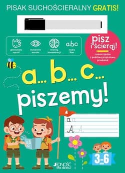 A...B...C... piszemy! Książka z pisakiem suchościeralnym