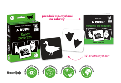 Galeria - zdjęcie nr. 3 - A kuku! Świat zwierząt (Karty kontrastowe + poradnik). Kapitan Nauka