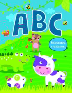 ABC. Kolorowanka z naklejkami