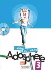 Adosphere 3 ćwiczenia+DVD HACHETTE - Gallon Fabienne, Katia Grau, Catherine Macquart-M